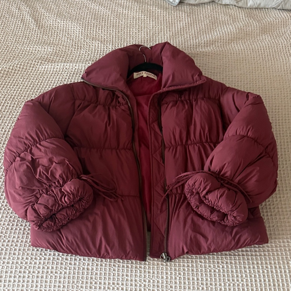 Free People Solid Cotton Candy Puffer